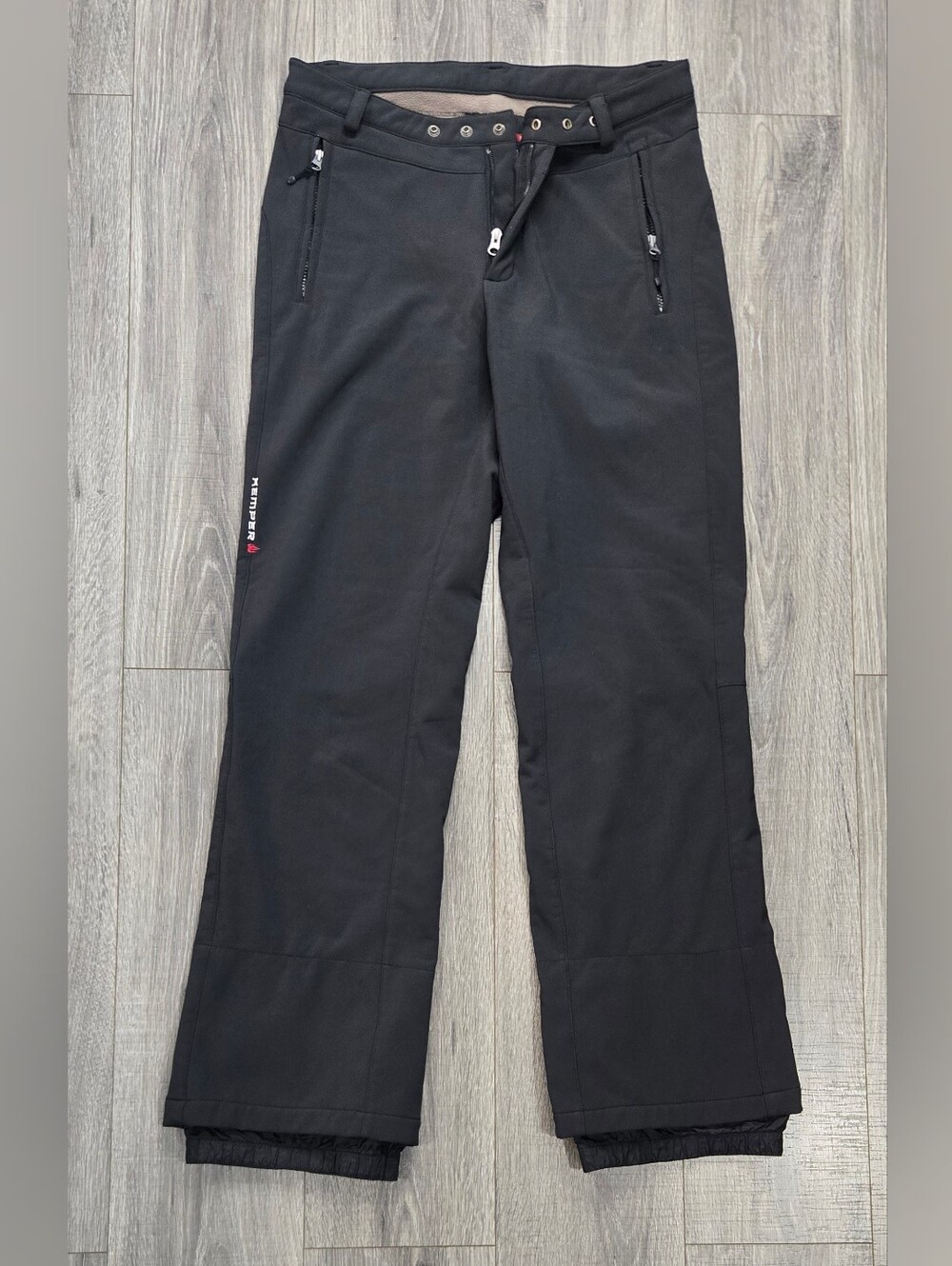 Kemper Women’s Ski Pants Size 14 Black Waterproof Snowboard Snow Pants Style